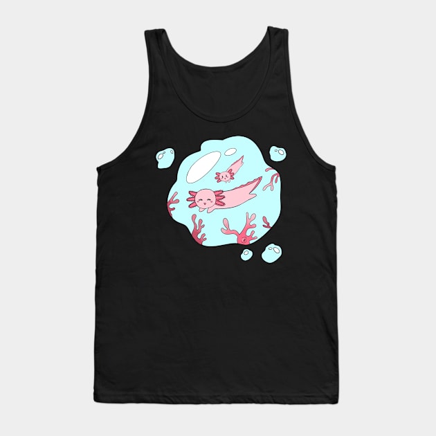 Axolotl Tank Top by Nimmersatt